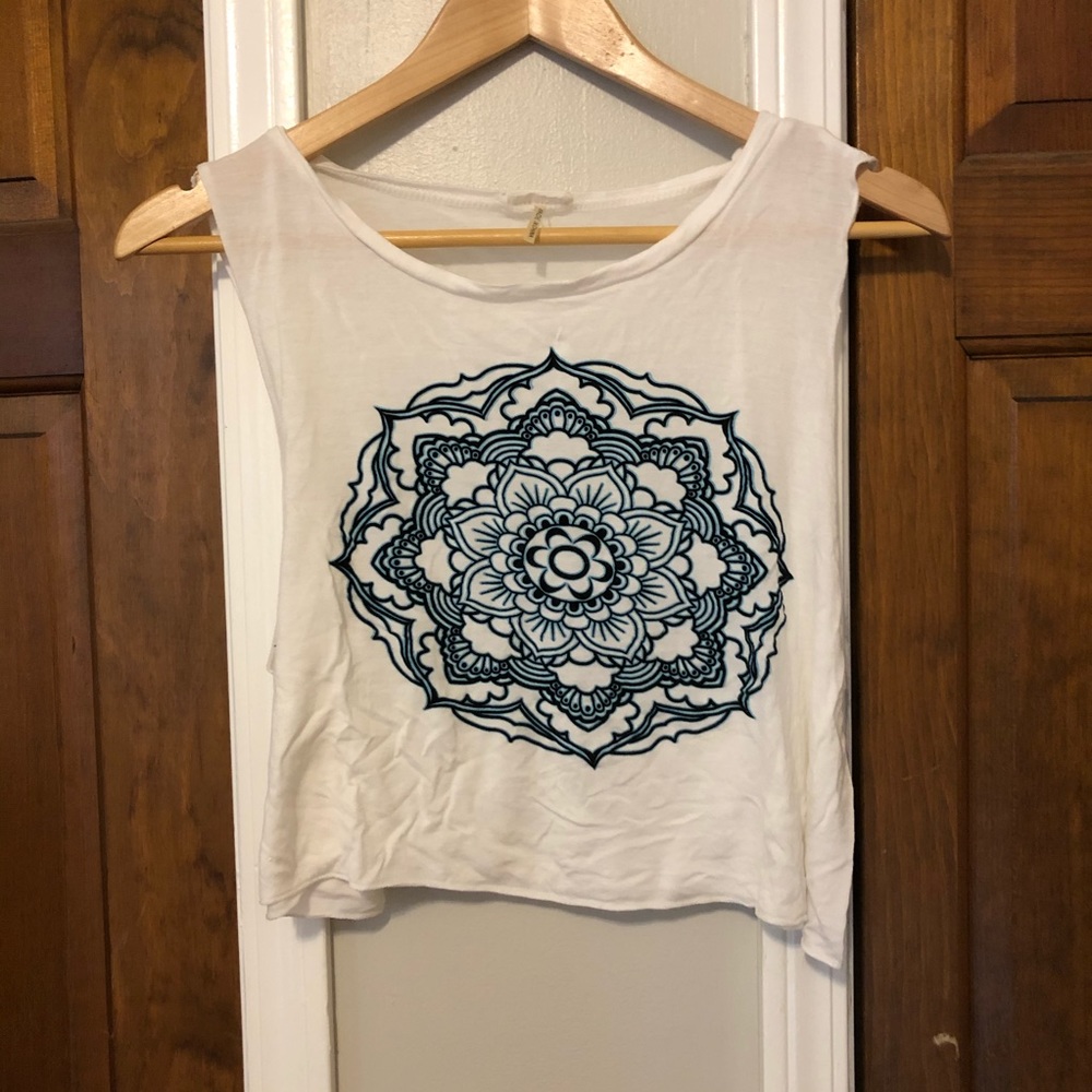 Bear Dance Mandala Cropped Tank